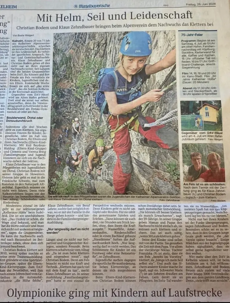 Pressestimme | © Sektion Kelheim HS